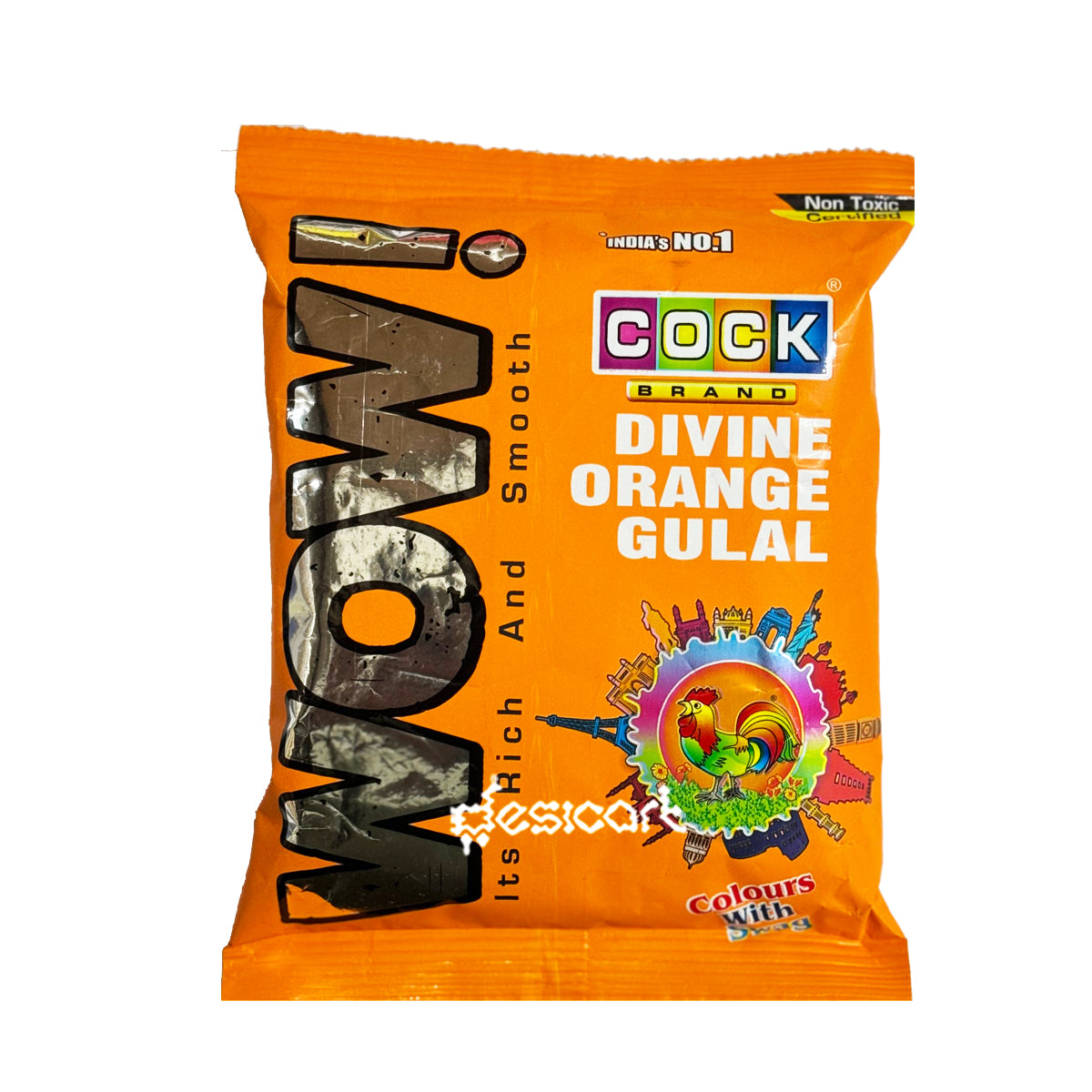 Cock Orange Gulal 80g