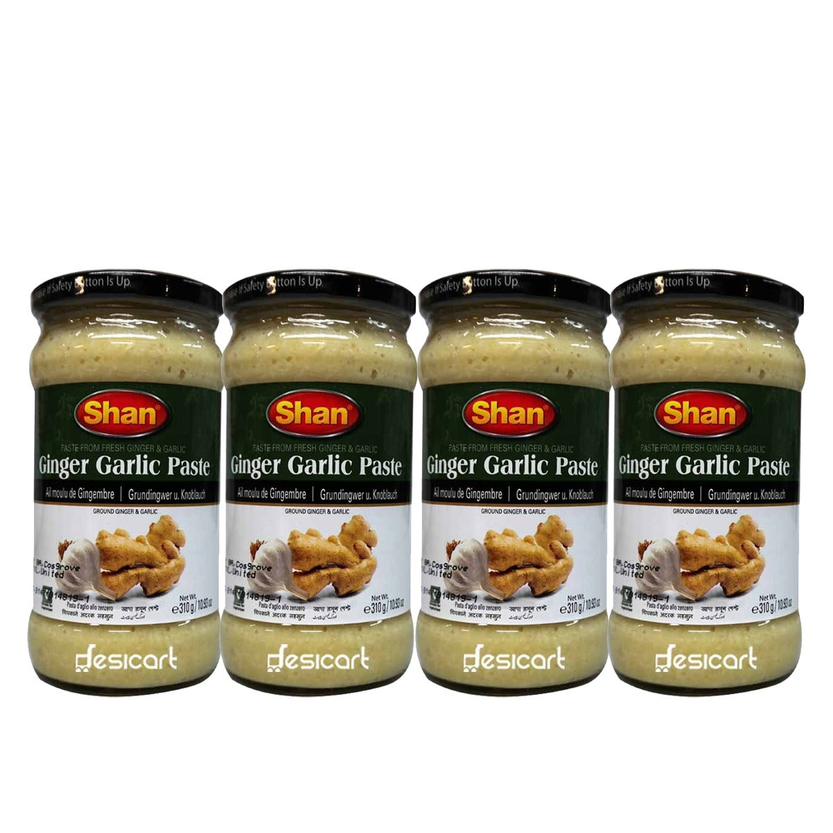 SHAN GINGER GARLIC PASTE 310G(PACK OF 4) 