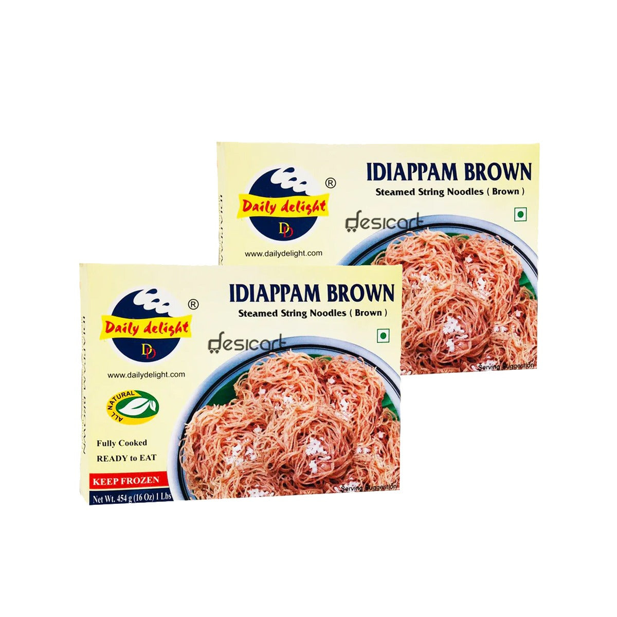 DAILY DELIGHT IDIAPPAM BROWN 454G (PACK OF 2)