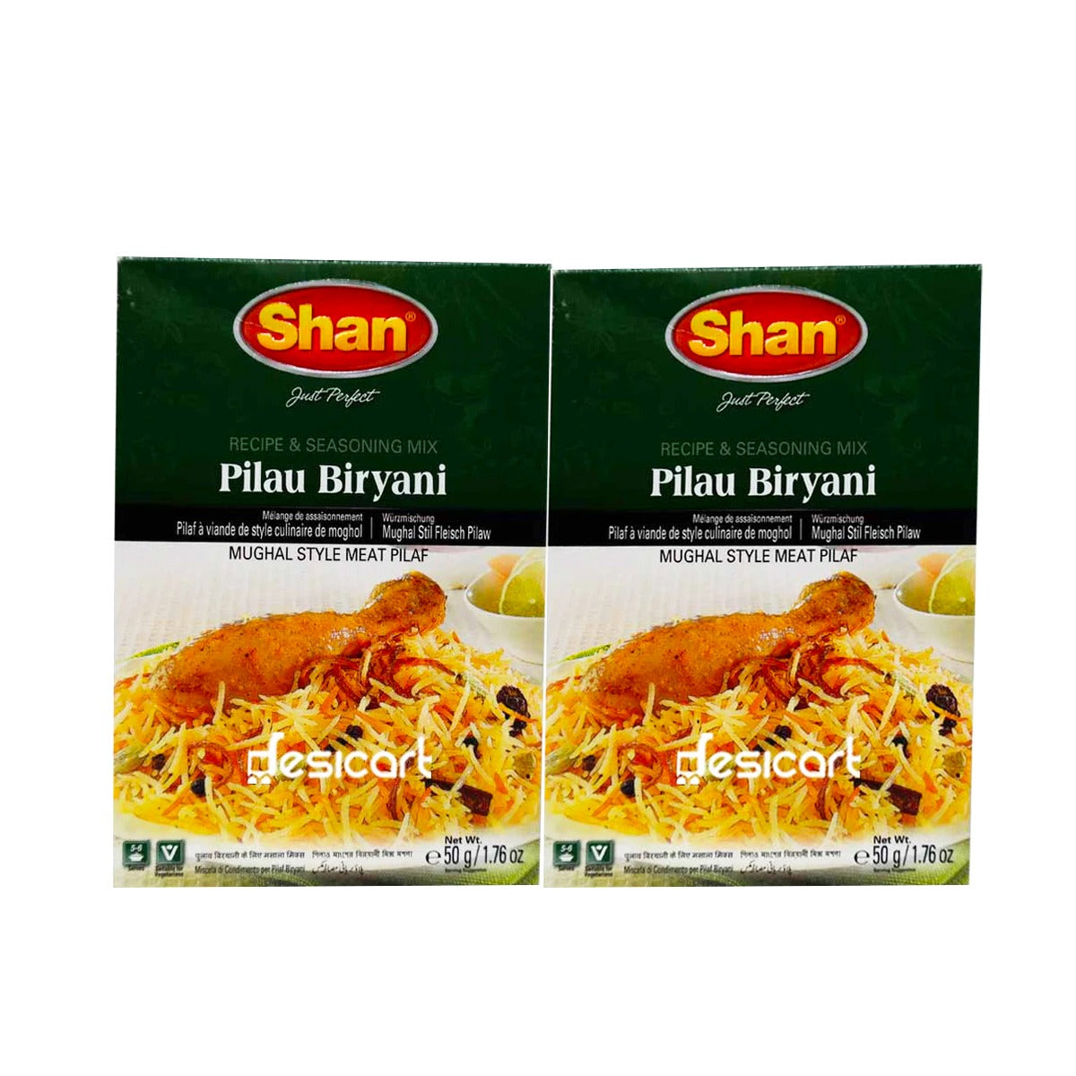 SHAN BIRYANI PILAU MIX 50G(PACK OF 2) 