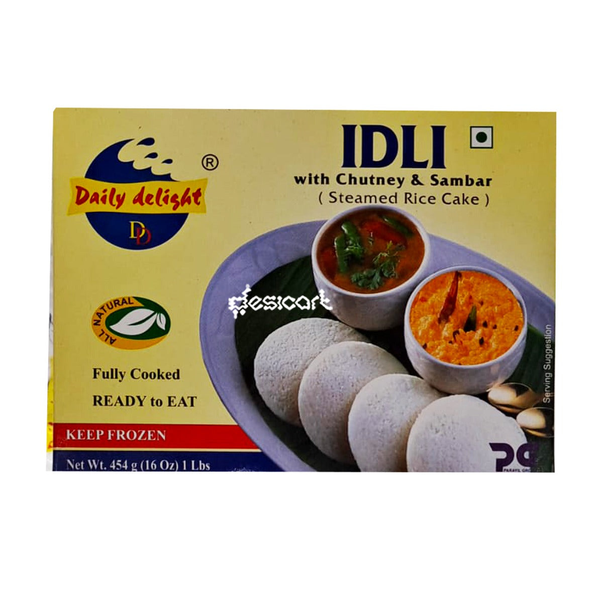 Daily Delight Idli With Chutney & Sambar 454g