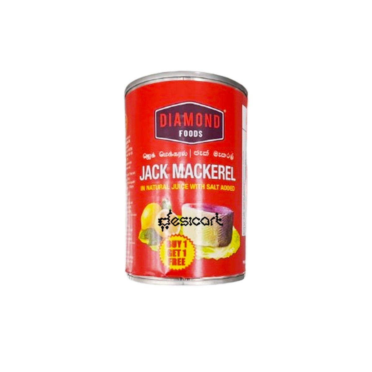Diamond Jack mackerel in Natural Juice 425g
