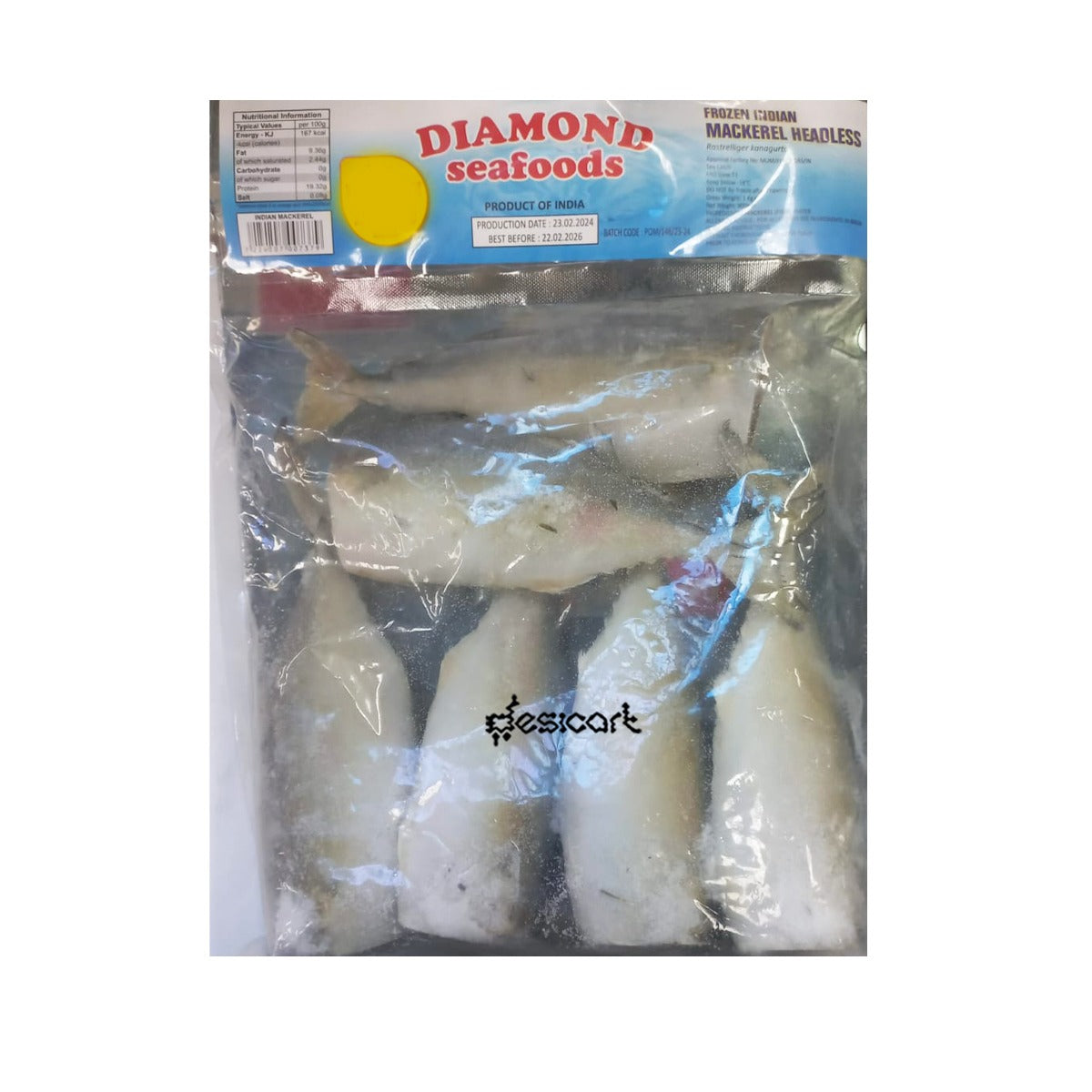 DIAMOND MACKEREL HEADLESS 1KG