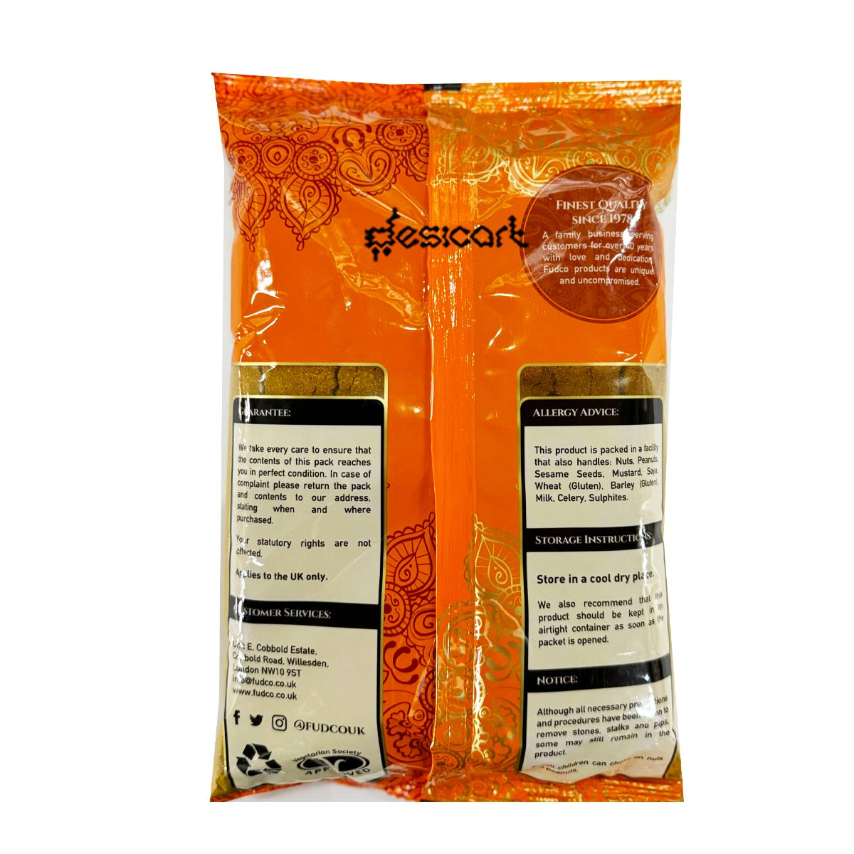 FUDCO MADRAS CURRY POWDER MILD-400g