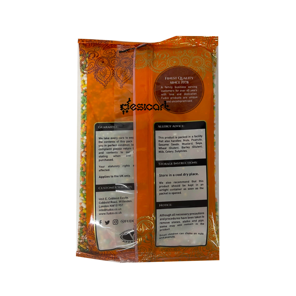 FUDCO SUGAR COATED FENNEL SEEDS LARGE 375G