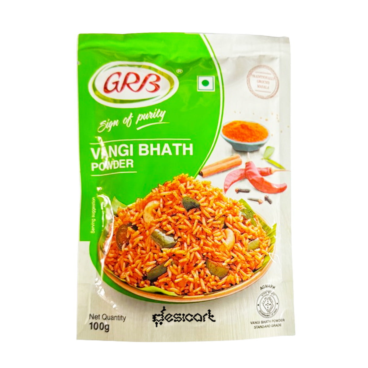 GRB Vangi Bhath Powder 100g