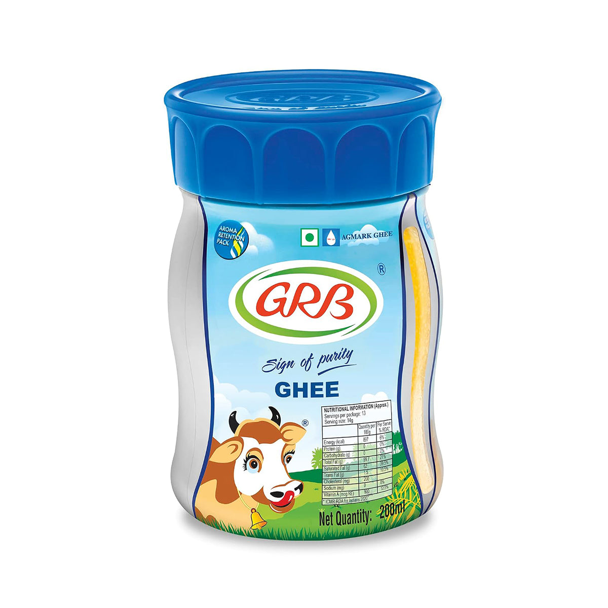 Buy GRB Pure Ghee 250ml at Desicart.co.uk - Online Indian Grocery Store UK
