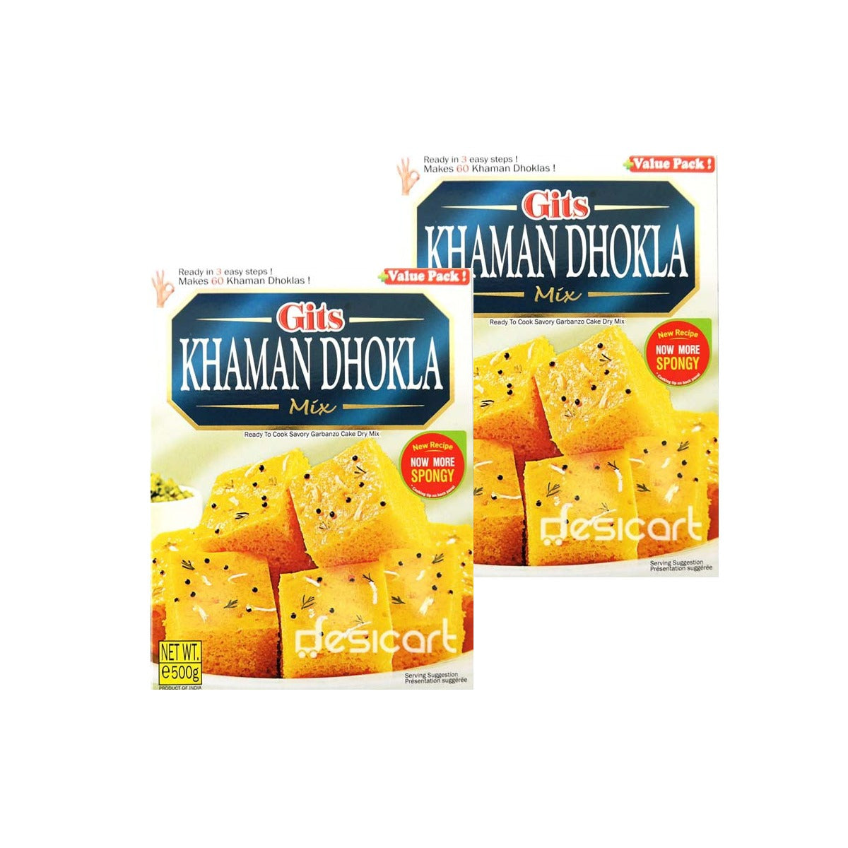 Gits Khaman Dhokla 500g (Pack of 2)