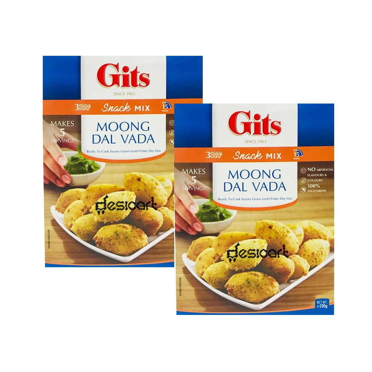 Gits Moong Dal Vada 200g (Pack of 2)