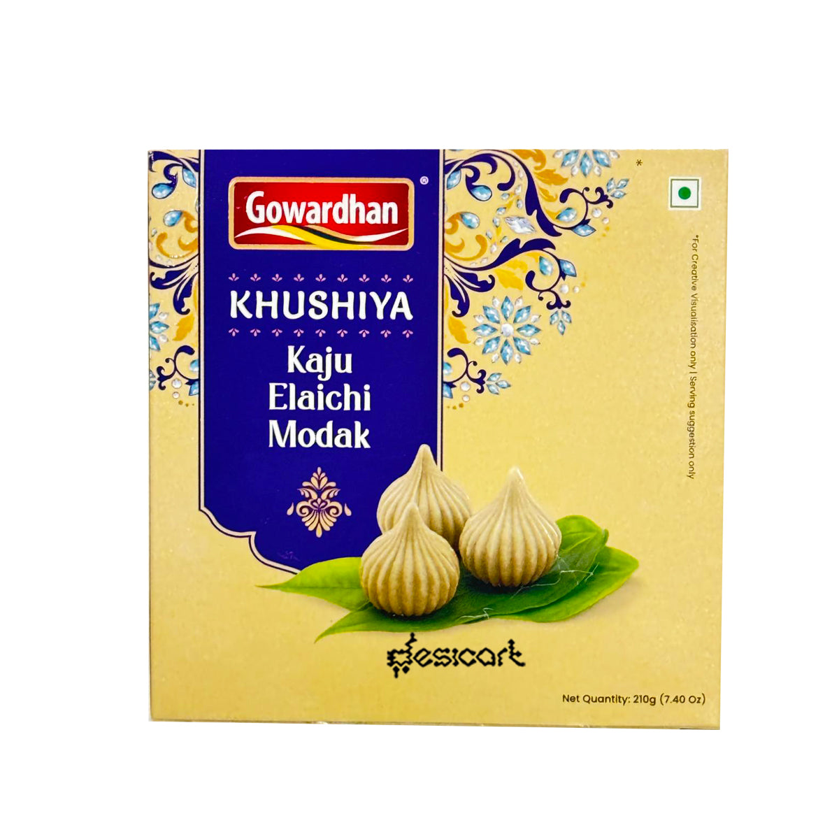 Gowardhan Kaju Elaichi Modak 210g