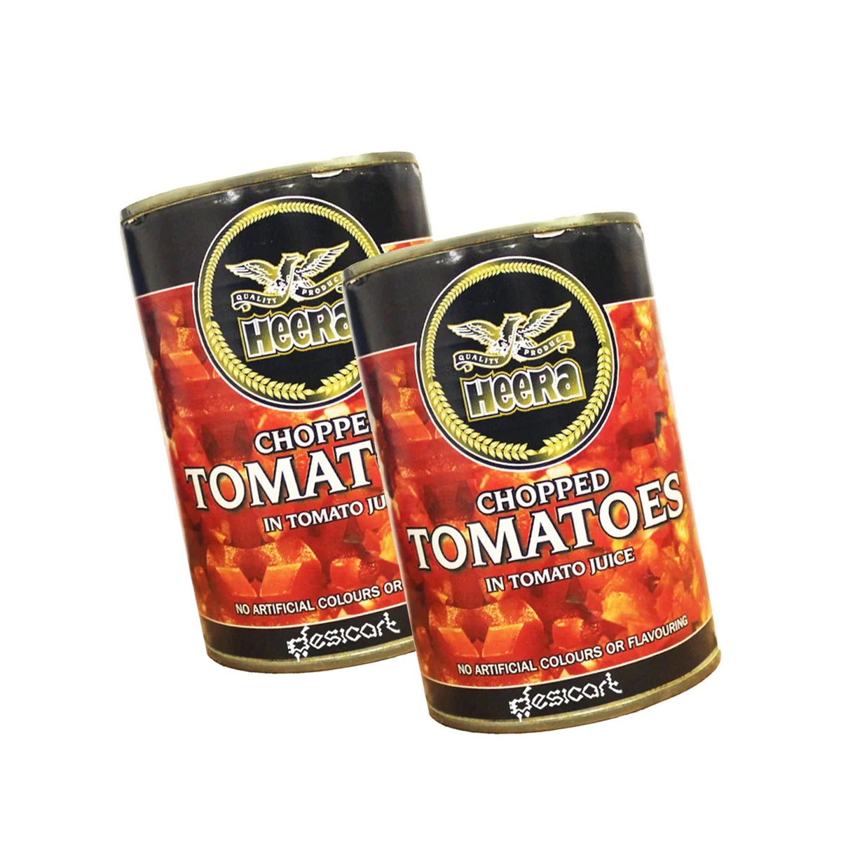 HEERA CHOPPED TOMATOES (PACK OF 2) 400G