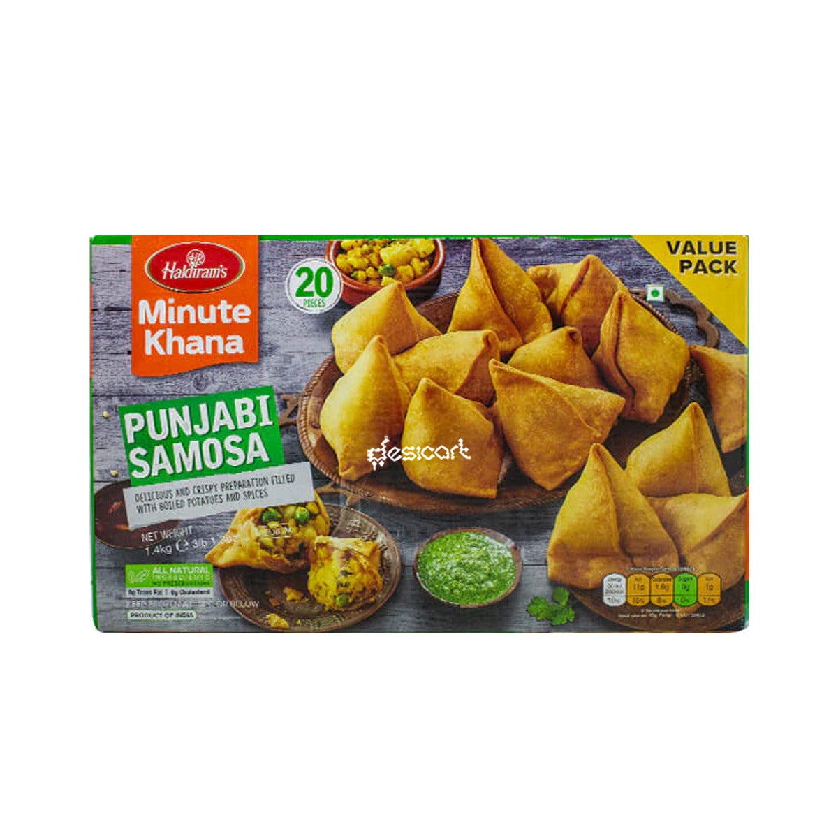 HALDIRAM'S PUNJABI SAMOSA 20 PCS 1.4KG