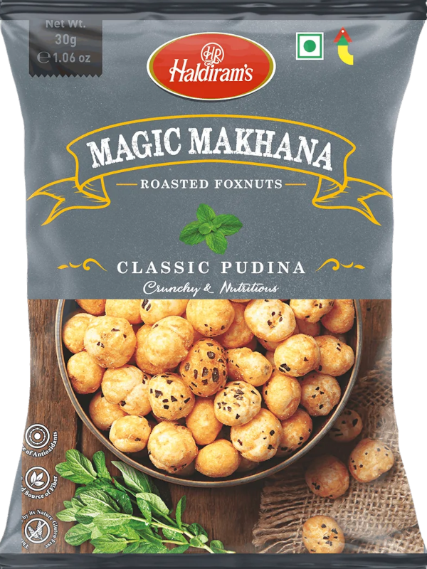 HALDIRAM ROASTED FOXNUTS PUDINA 30G