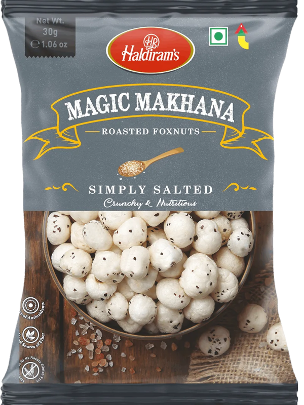 HALDIRAM ROASTED FOXNUTS SALTED 40G