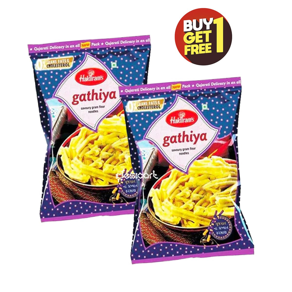 HALDIRAM'S GATHIYA (GULTEN FREE) 200G (BUY 1 GET 1 FREE)