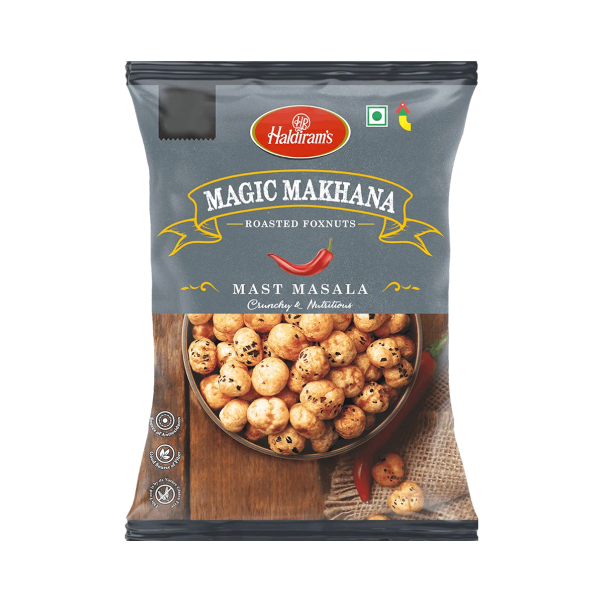 Buy Haldirams Roasted Foxnuts Mast Masala40g at Desicart.co.uk - Online Indian Grocery Store UK