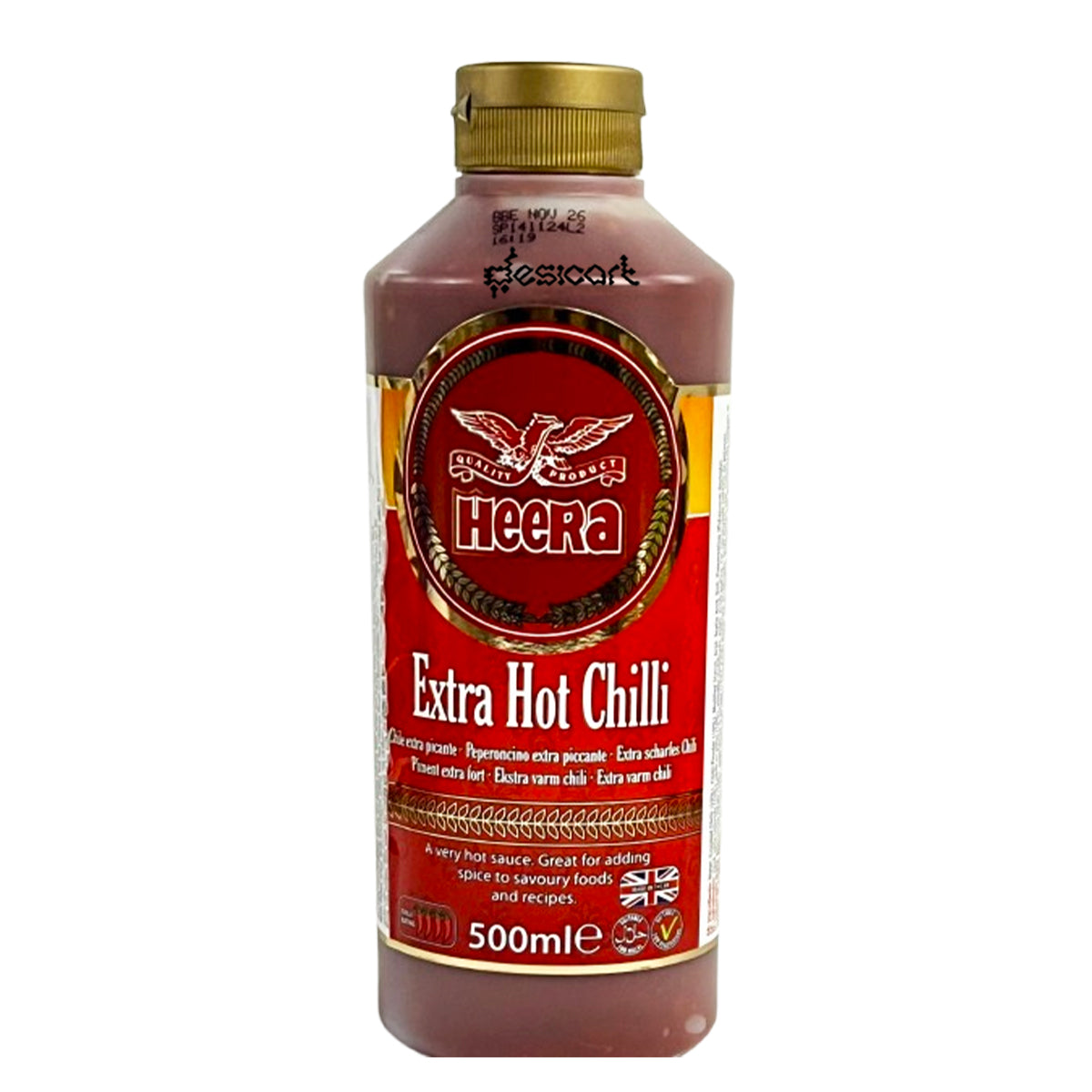 HEERA CHILLI SAUCE (EXTRA HOT) 500ML