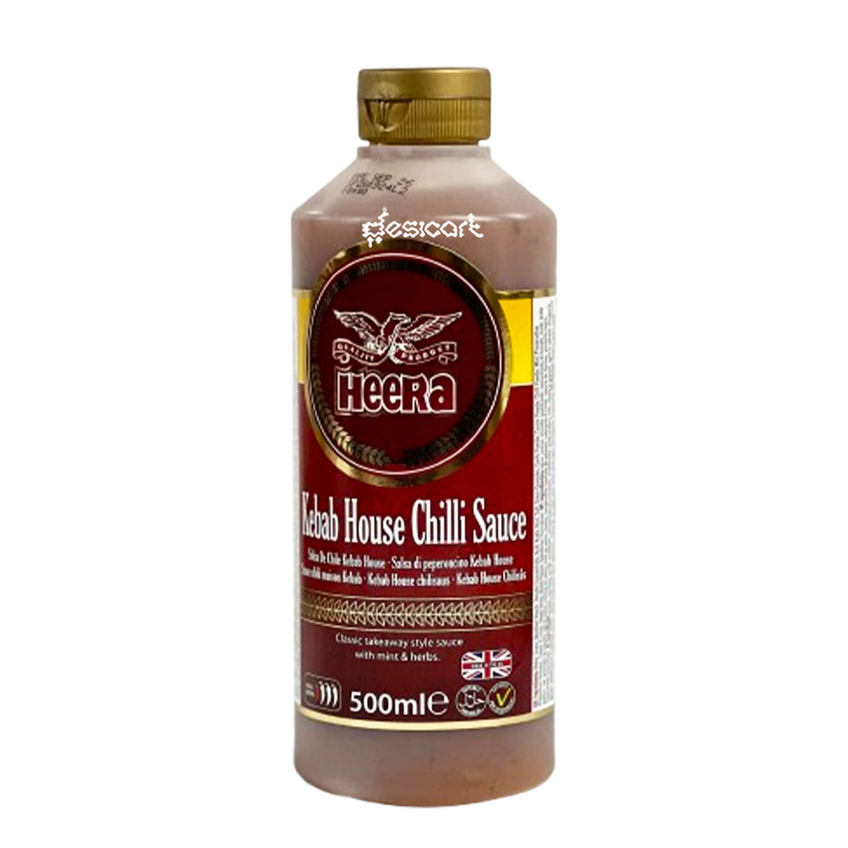 HEERA KEBAB HOUSE CHILLI SAUCE 500ML