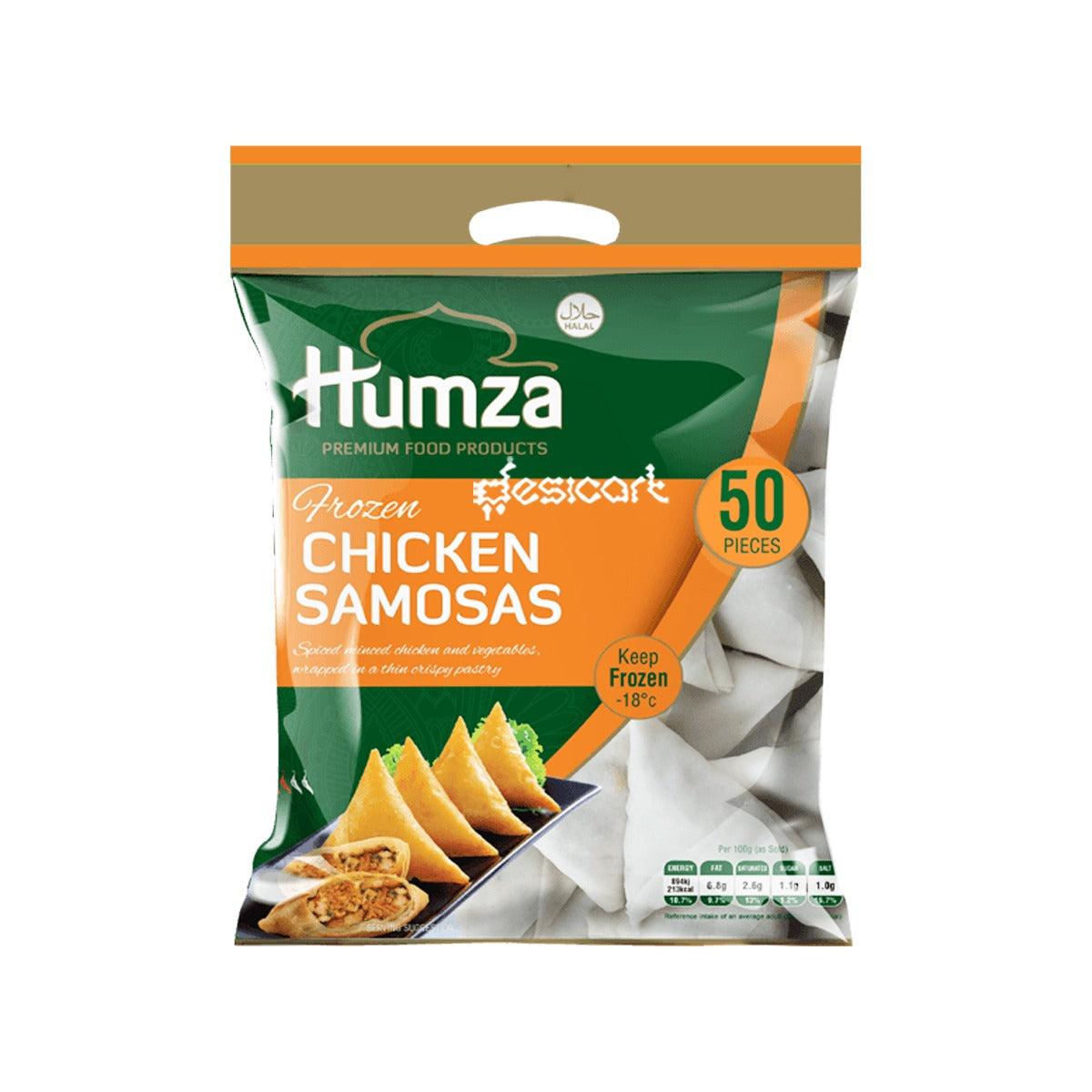 Humza Chicken Samosa 50 Pieces