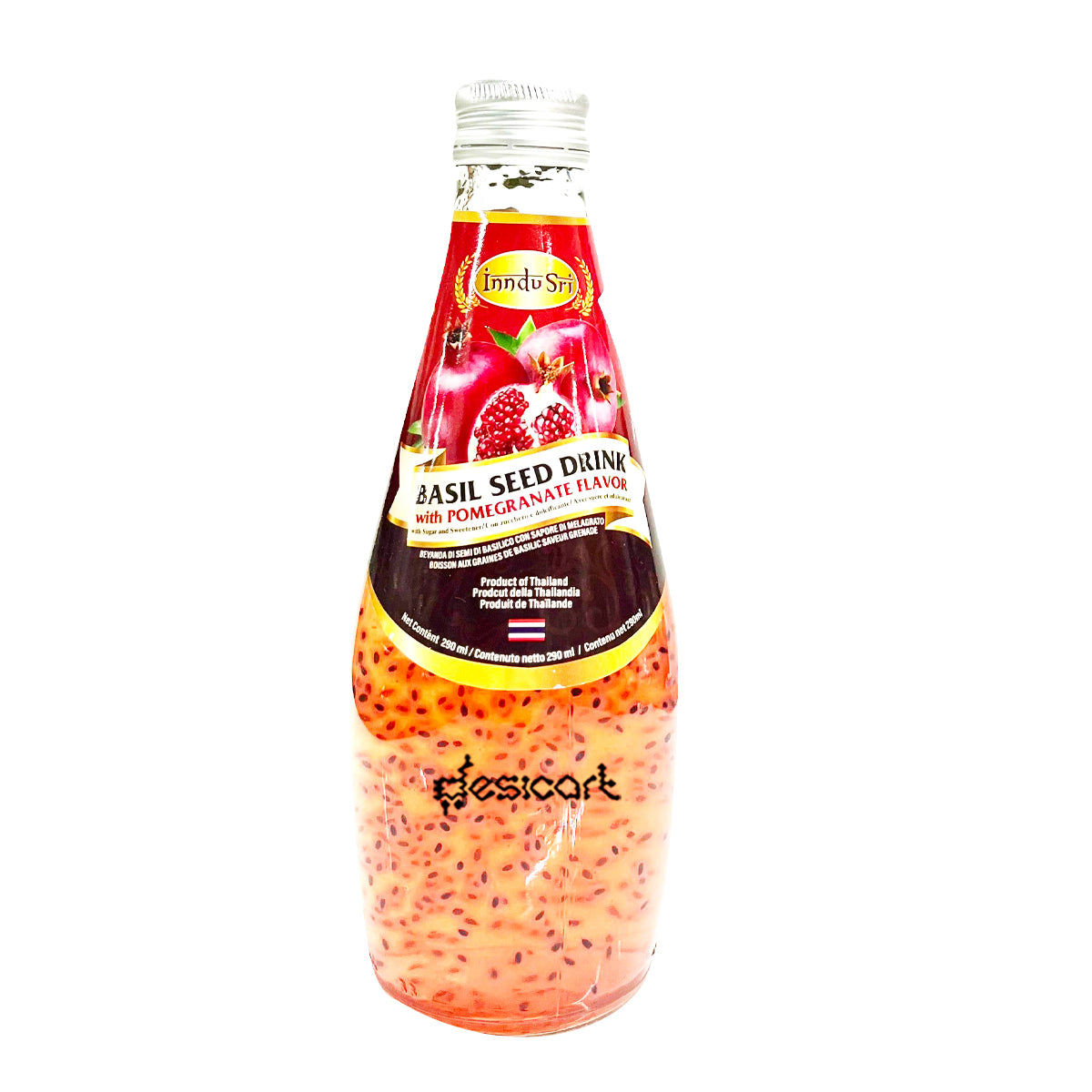 INNDU SRI BASIL SEED DRINK WITH POMEGRANATE FLAVOUR 290ML