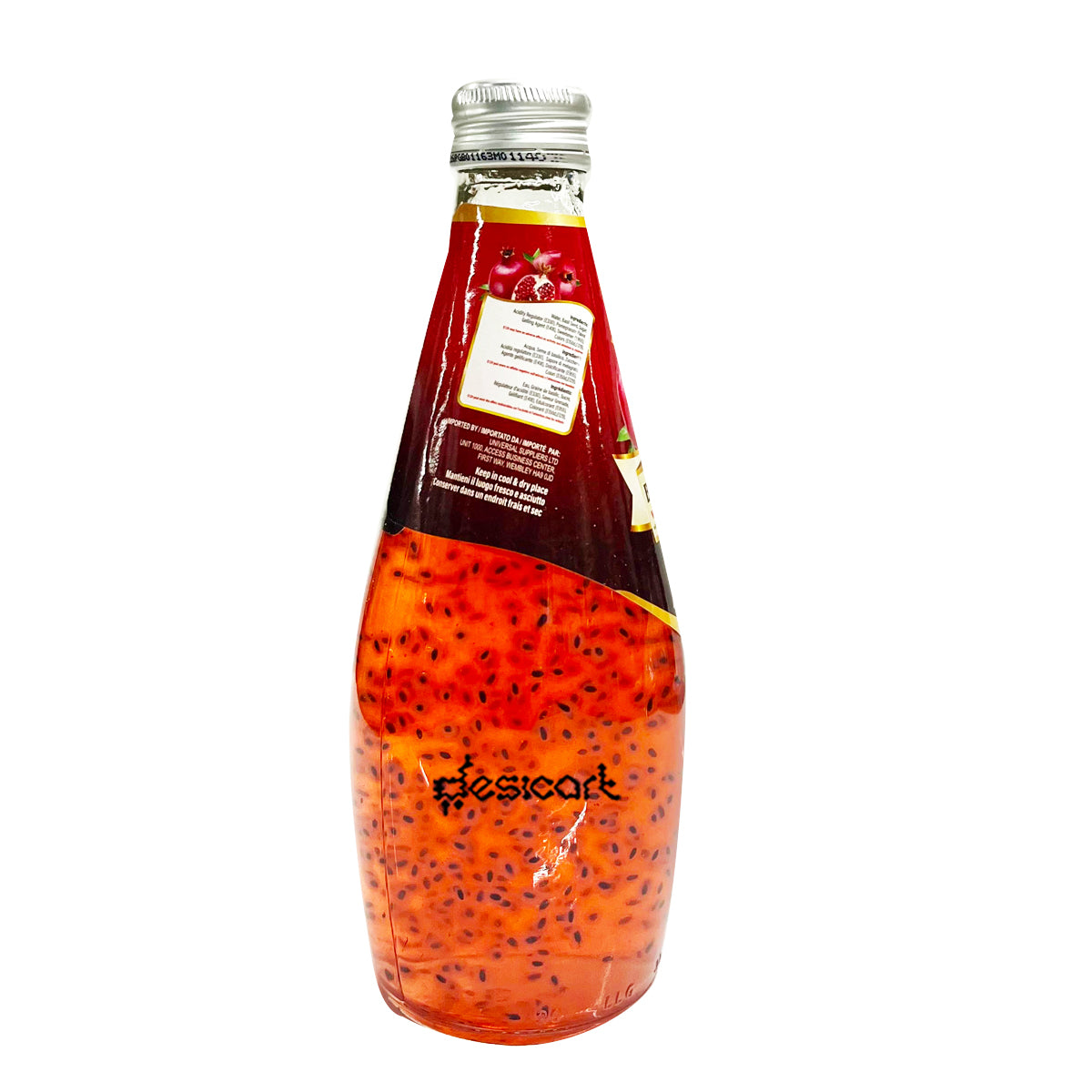 INNDU SRI BASIL SEED DRINK WITH POMEGRANATE FLAVOUR 290ML