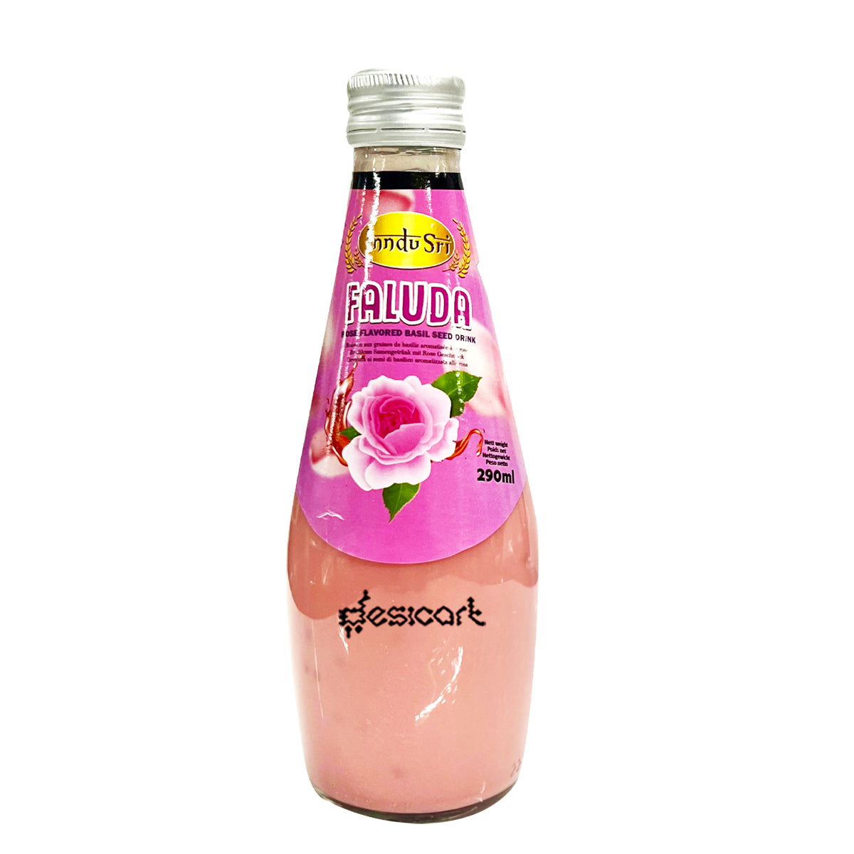 INNDU SRI FALUDA ROSE FLAVOUR WITH BASIL SEED 290ML