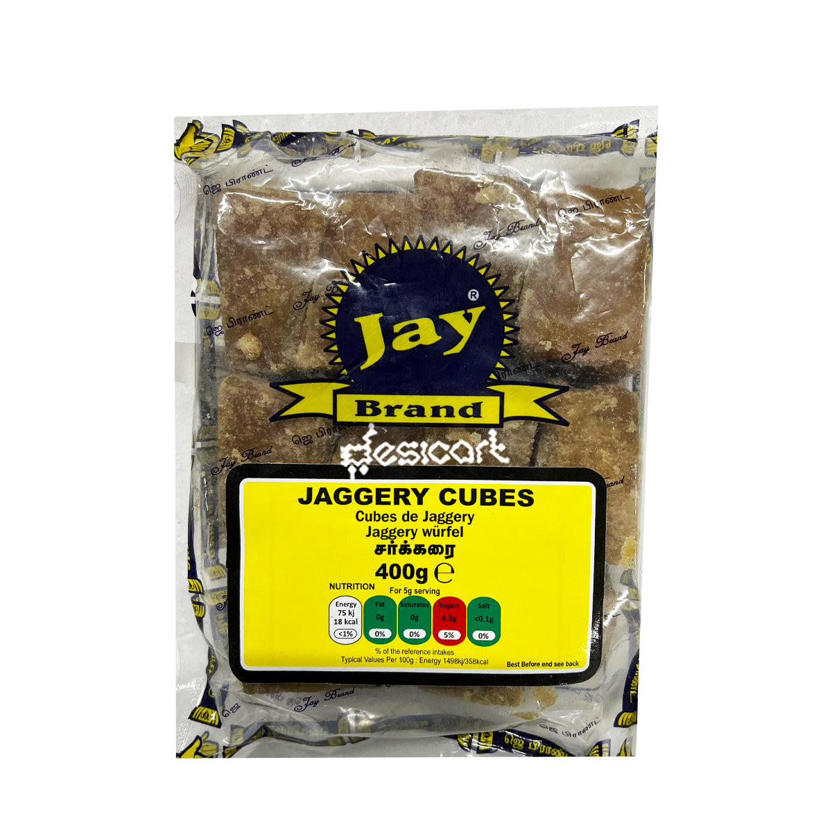Dojay Brand JAY BRAND JAGGERY CUBES 400G
