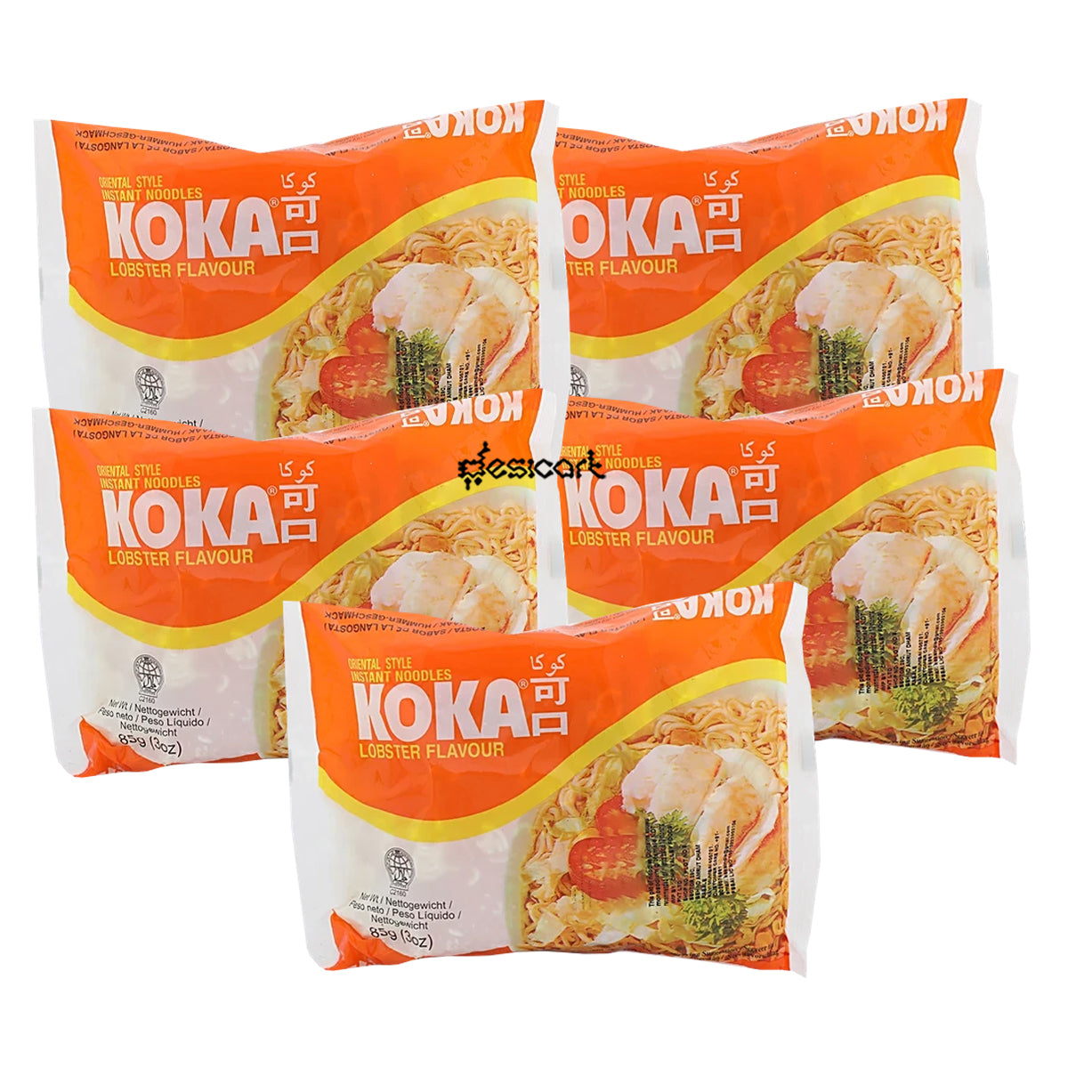 KOKA LOBSTER FLAVOUR INSTANT NOODLES 85G (5 for £2.00)