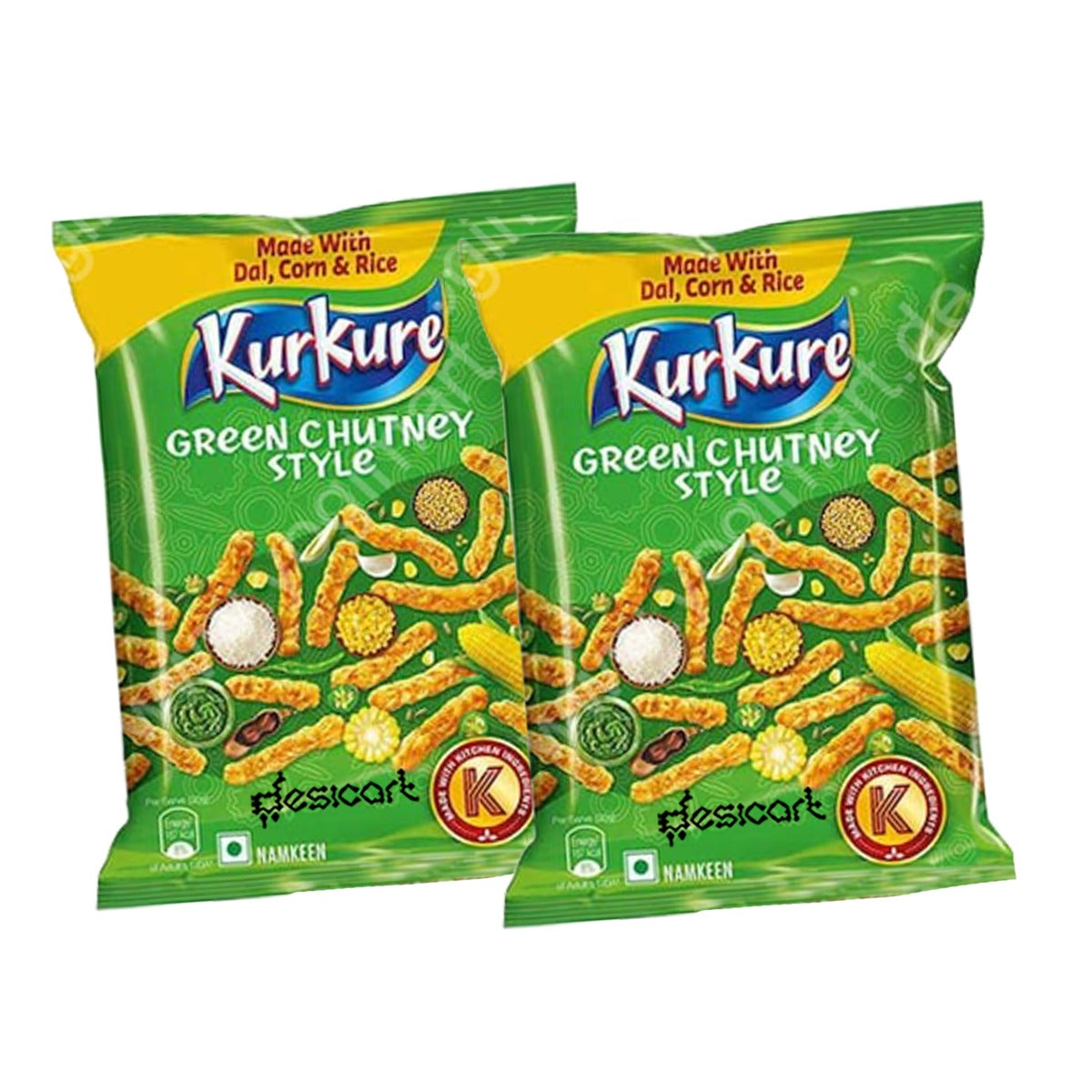 KURKURE GREEN CHUTNEY (RAJASTHAN STYLE) (PACK OF 2) 100G