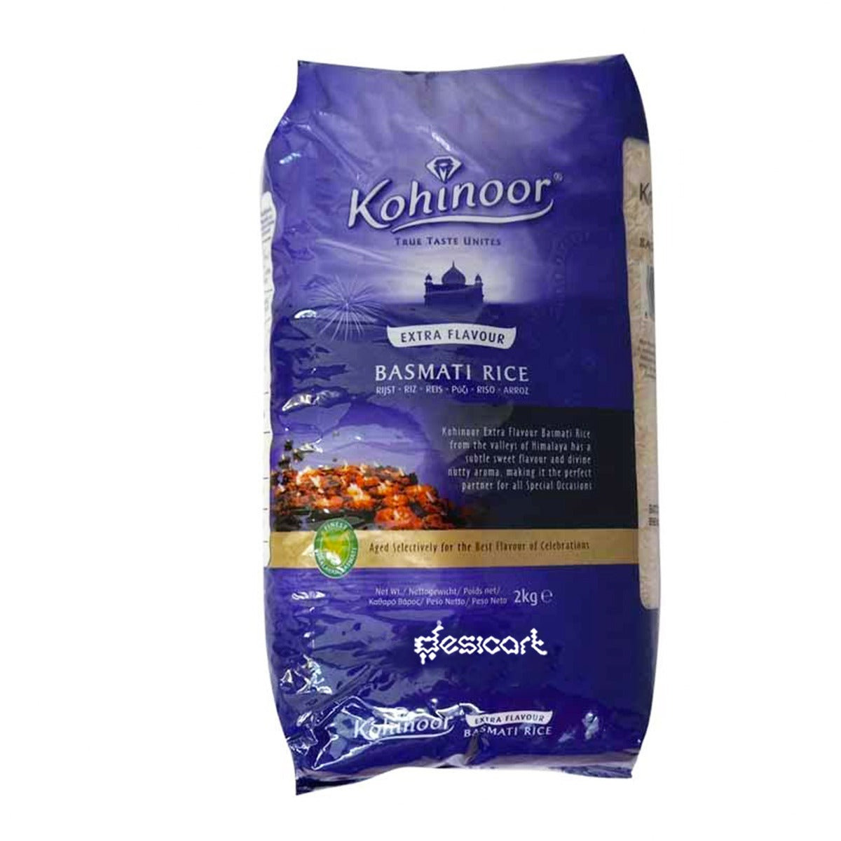 KOHINOOR EXTRA FLAVOUR BASMATI RICE(BLUE) 1KG