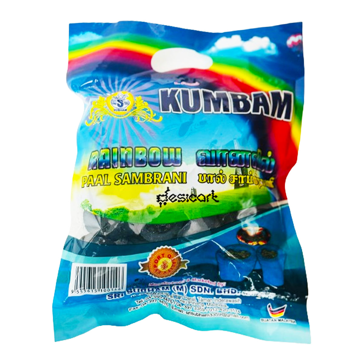 Kumbam Rainbow Paal Sambrani 220g