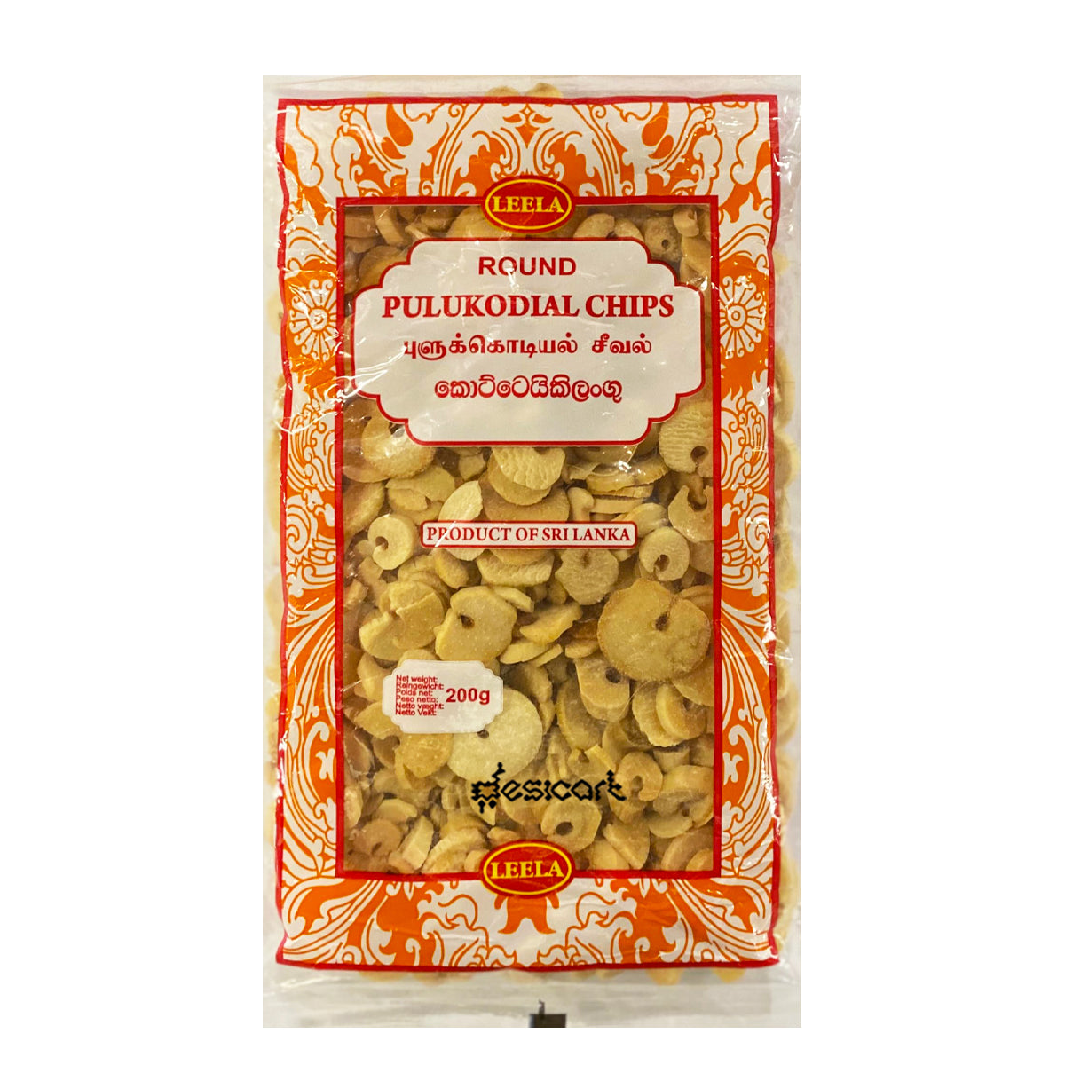 LEELA ROUND PULUKODIAL CHIPS 200G