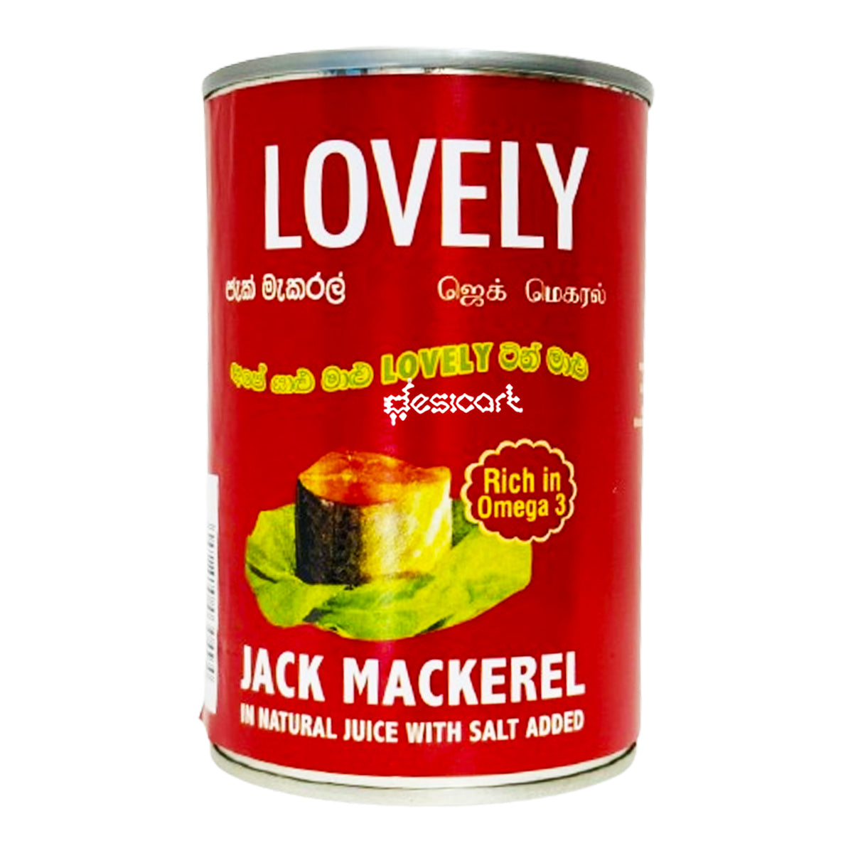 Lovely Jack Mackerel In Natural Juice With Salt Added 425g