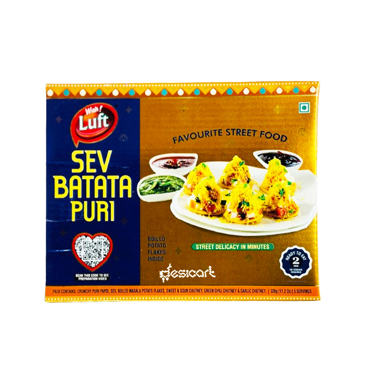 Wah! Luft Sev Batata Puri 320g