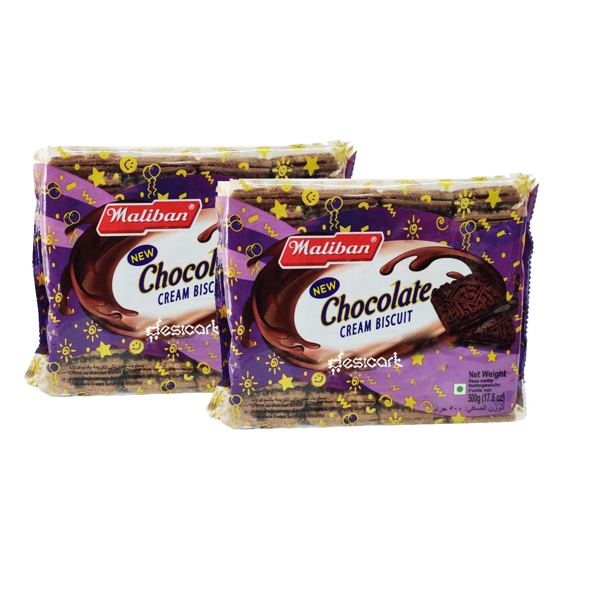 MALIBAN CHOCOLATE CREAM BISCUIT (PACK OF 2) 500G