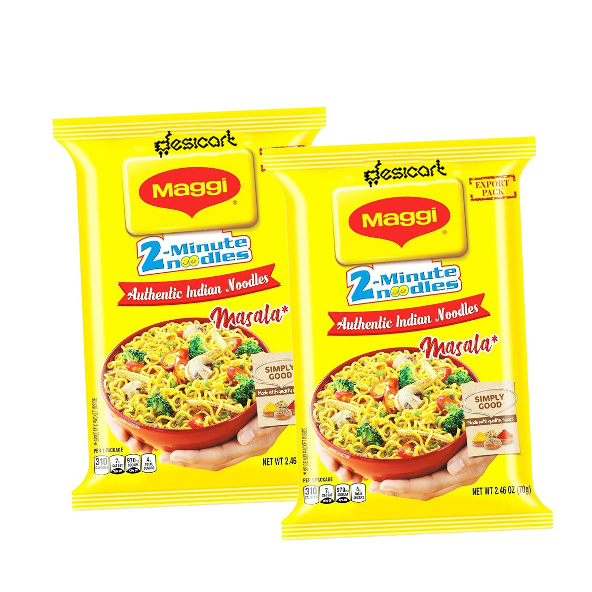 Maggi Masala Noodles (Pack of 2) 56g