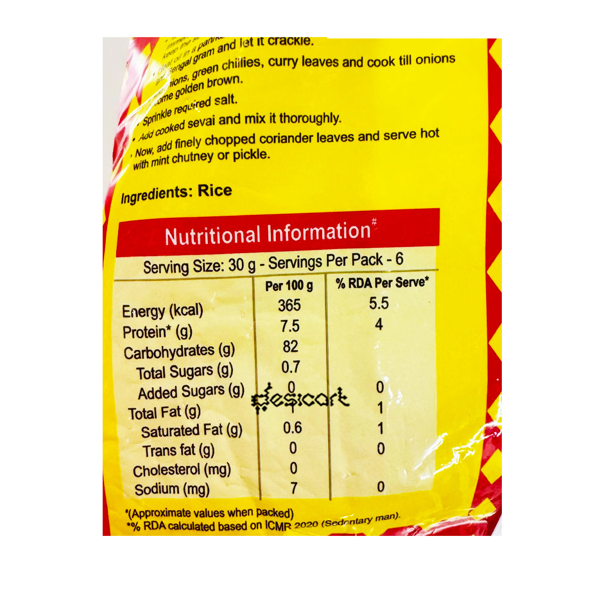 Manna Rice Vermicelli 500g