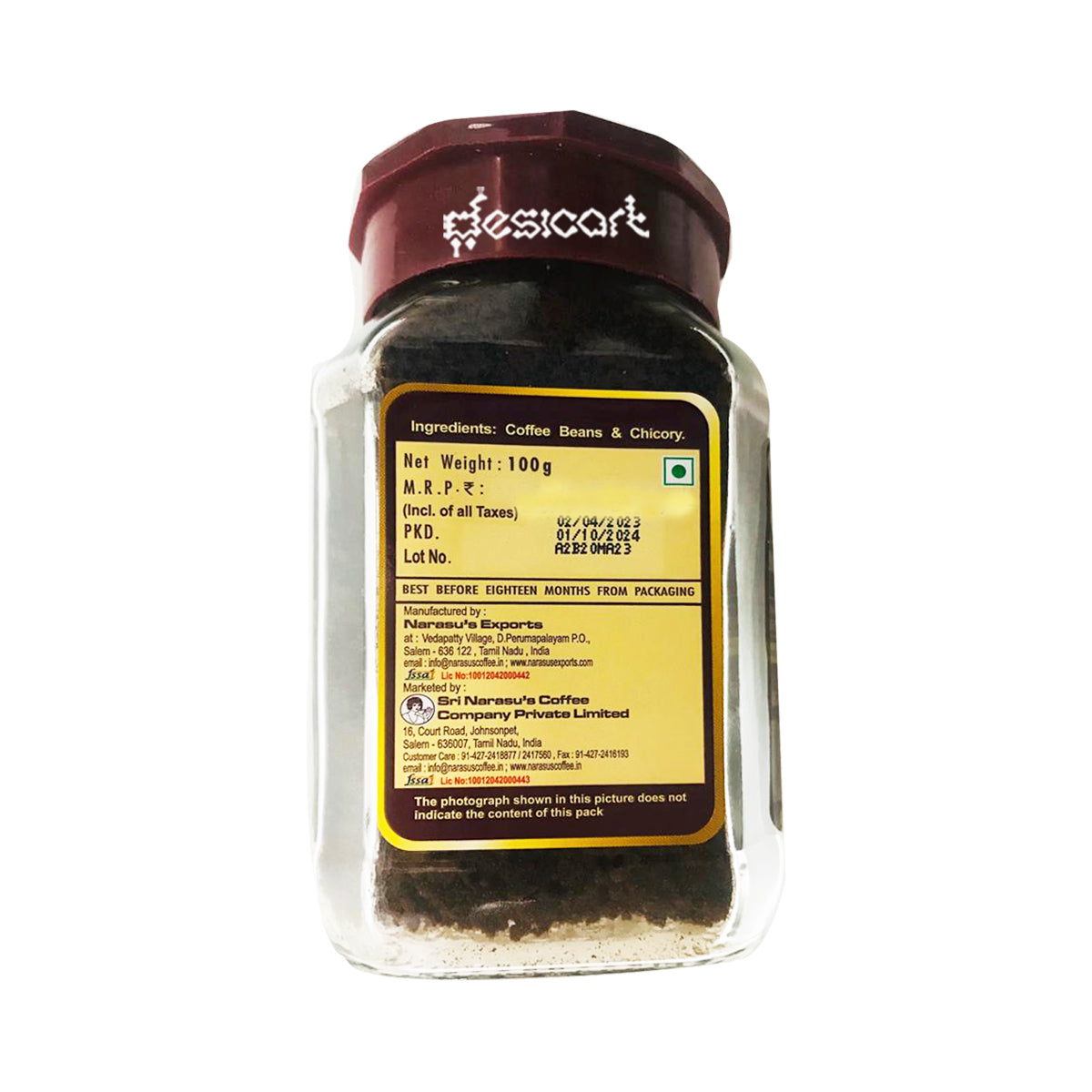 NARASU'S RED INSTA STRONG COFFEE 50G