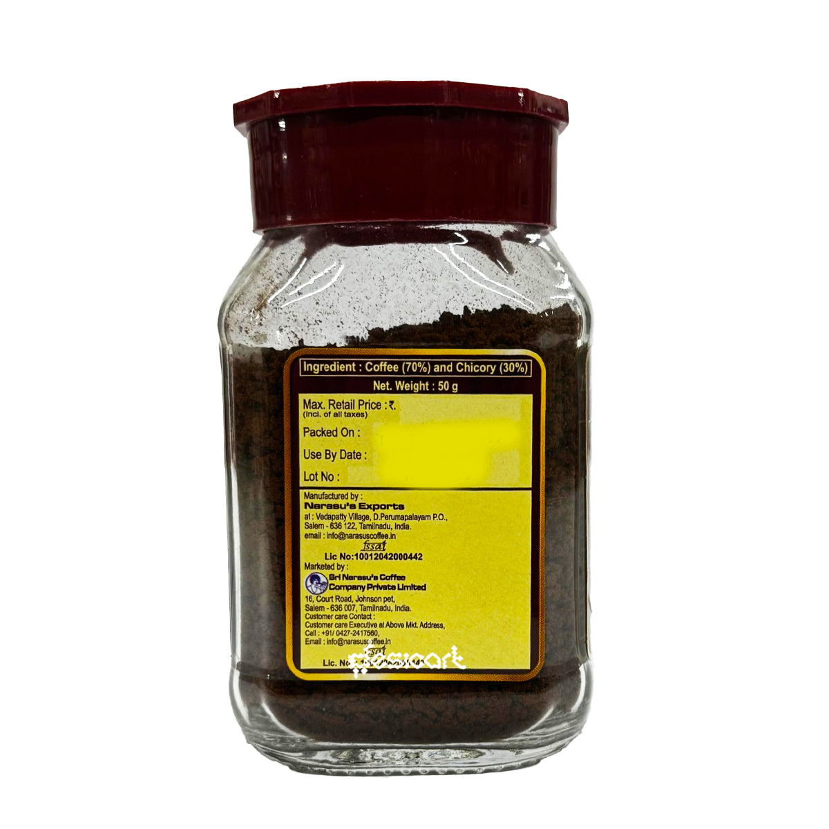 NARASU'S RED INSTA STRONG COFFEE 50G