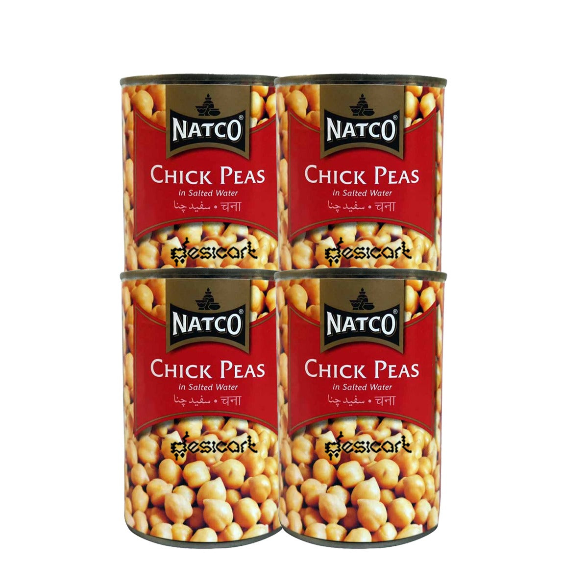 NATCO CHICK PEAS (T) (PACK OF 4) 400G