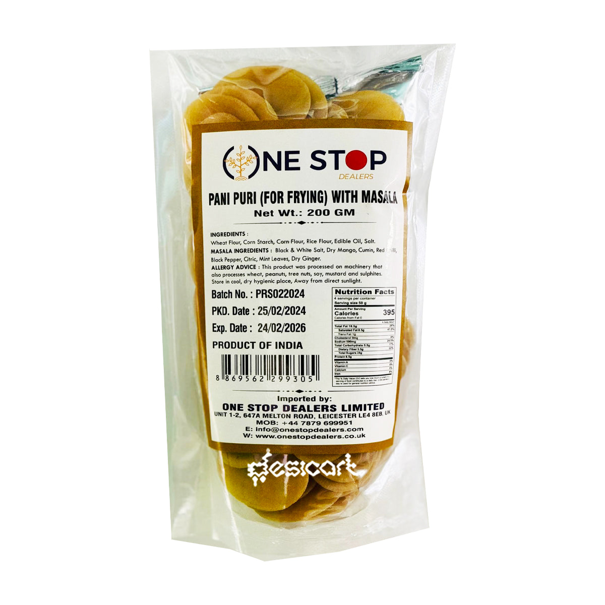 One Stop PAni Puri 200g