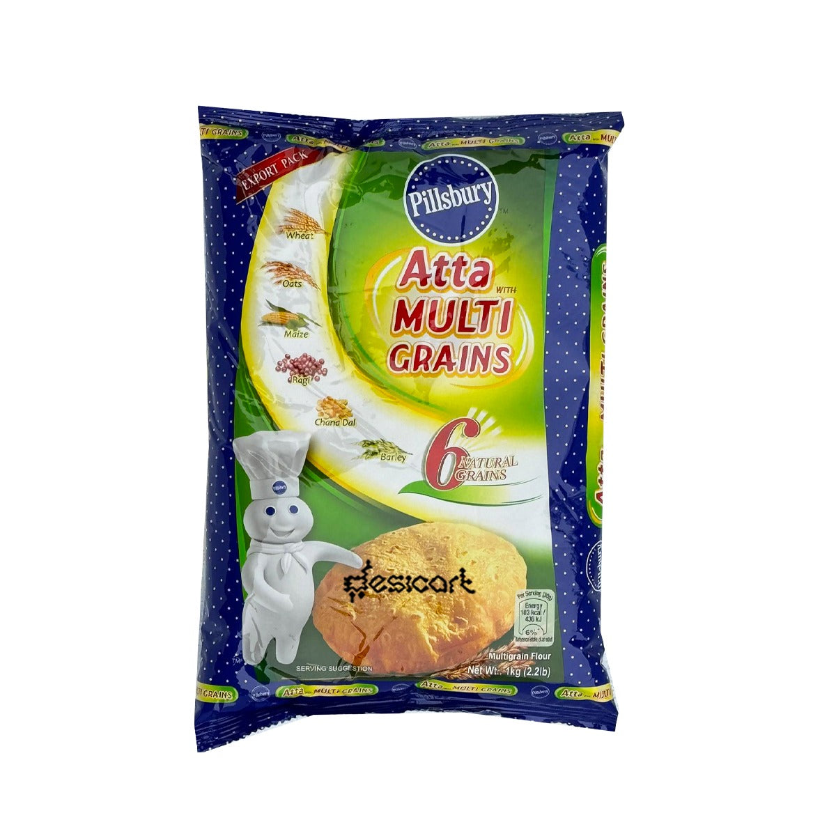 PILLSBURY MULTIGRAIN ATTA 1KG