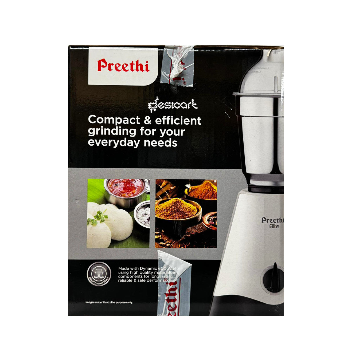 PREETHI ELITE MIXER GRINDER 600W