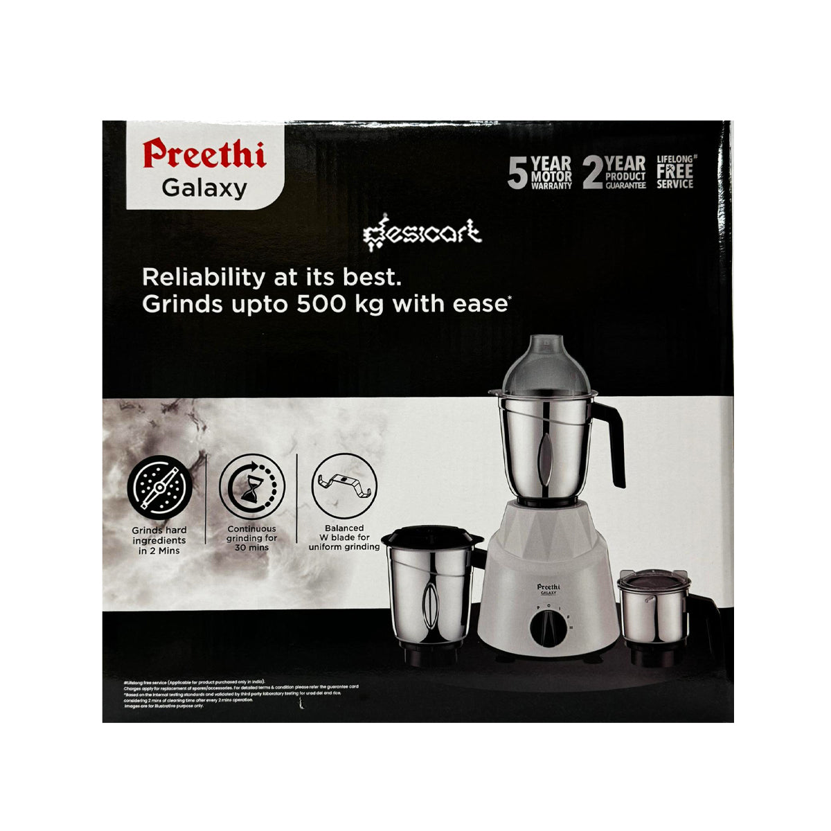 PREETHI GALAXY MIXER GRINDER 750WATT