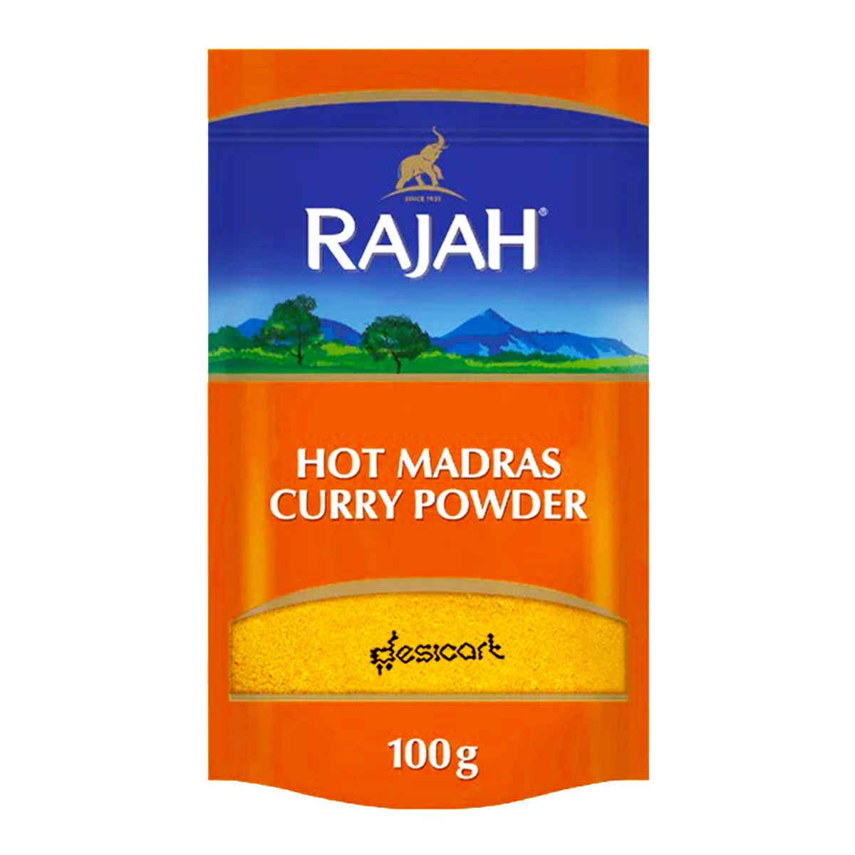 RAJAH HOT MADRAS CURRY POWDER 100G