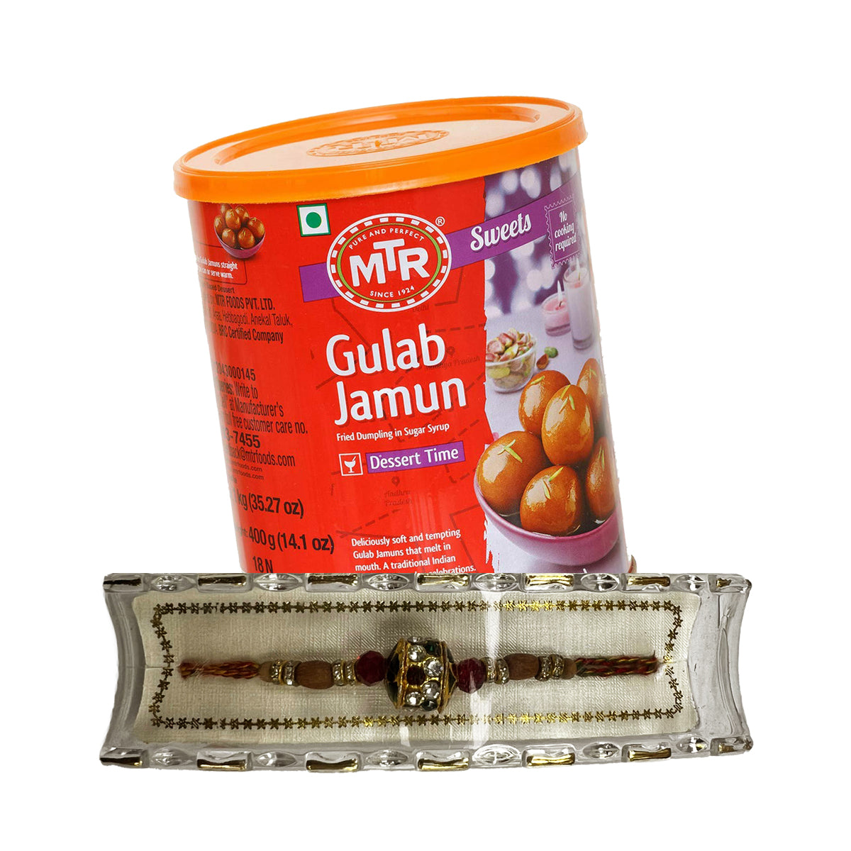 Buy Rakhi & MTR Gulab Jamun 500g at Desicart.co.uk - Online Indian Grocery Store UK