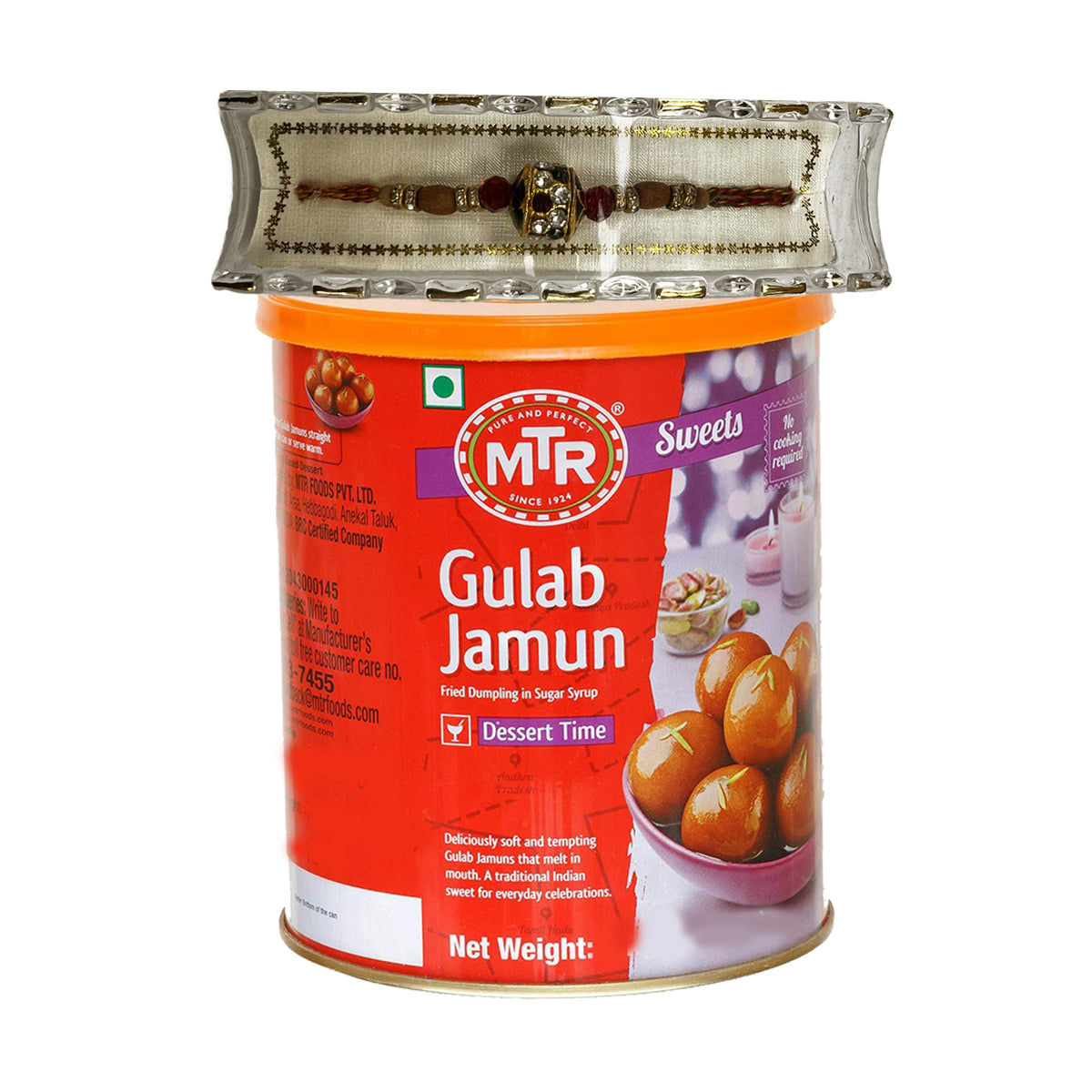 Buy Rakhi & MTR Gulab Jamun 500g at Desicart.co.uk - Online Indian Grocery Store UK