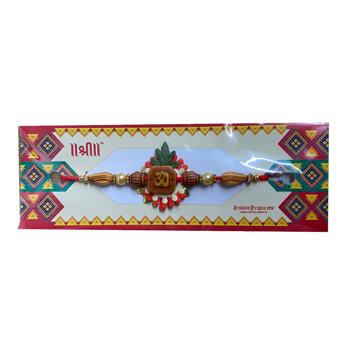 Buy Rakhi Om Beaded Design at Desicart.co.uk - Online Indian Grocery Store UK