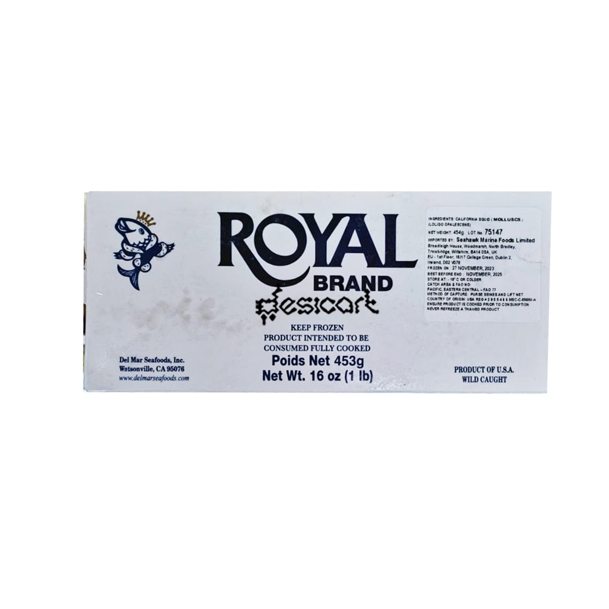 Royal Brand Squid 453g