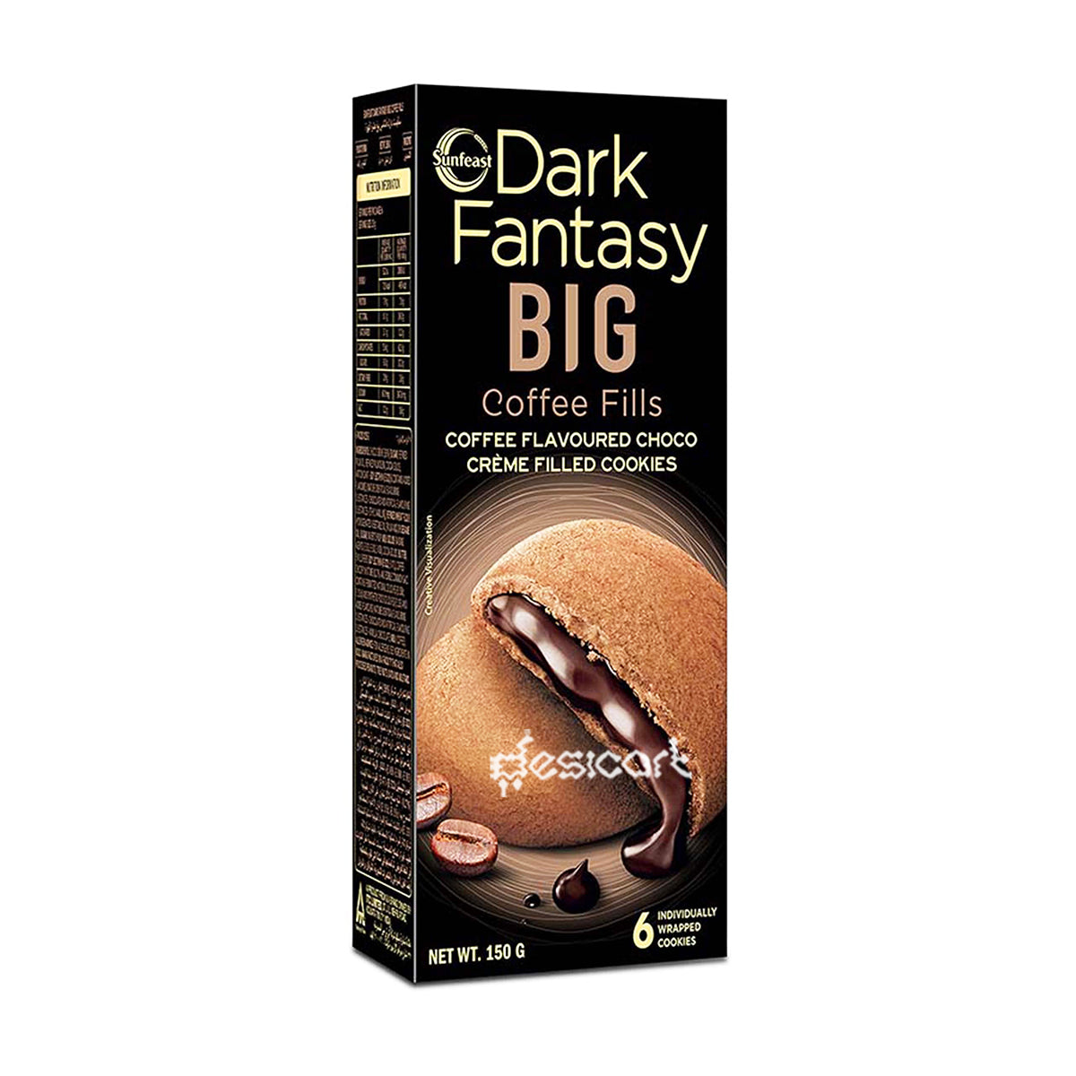 SUNFEAST FANTASY BIG COFFEE FILLS COOKIES 150G